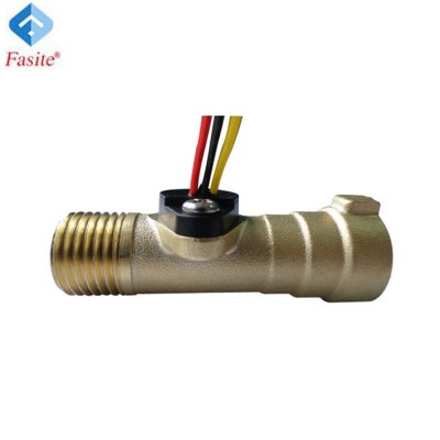 ZG1/2'' 1~30L/Min. 8Hz(Pulse)/Liter brass hall flow sensor magnetic water liquid flow sensor meter