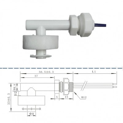 Wholesale horizontal water tank magnetic float level switch sensor with hight quality